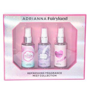 Adrianna Fairyland Refreshing Fragrance Mist 3-Piece Set 1.7oz Each NEW